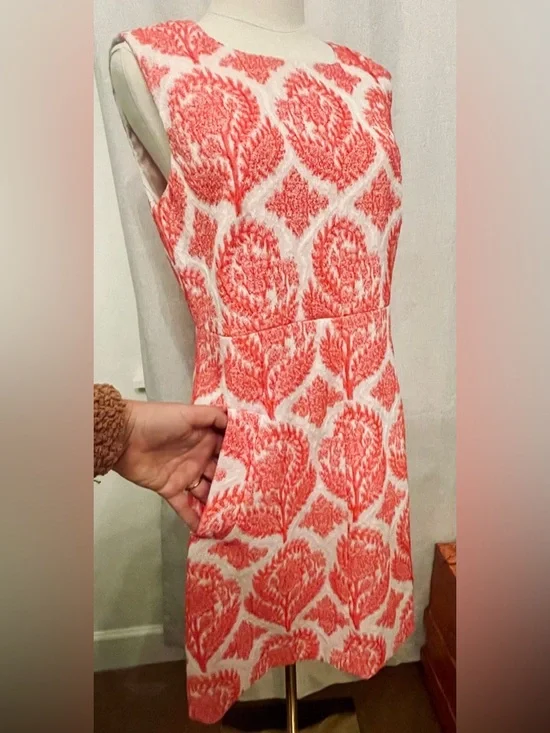 Diane von Furstenberg Pink & Coral Textured Dress - Picture 4 of 10